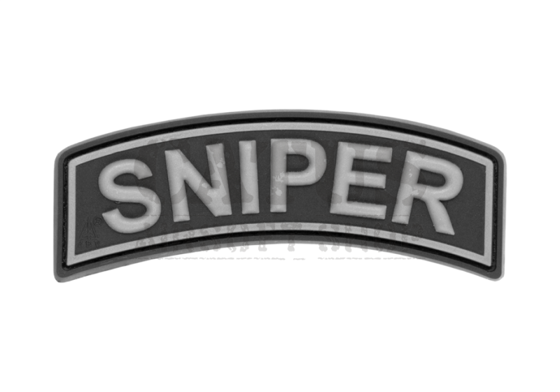 Velcro patch 3D Sniper Tab Black-White 