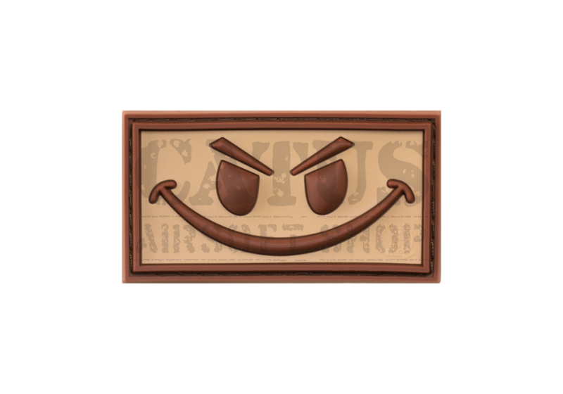 3D velcro patch Evil Smiley Desert 