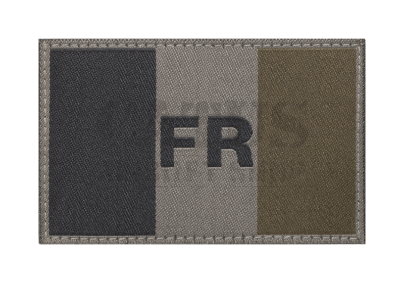Velcro patch flag France Claw Gear Dark Grey 