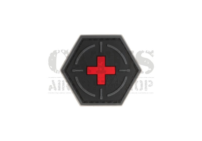 Velcro patch 3D Tactical Medic JTG Red 