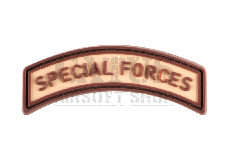Velcro patch 3D Special Forces Tab JTG Desert 