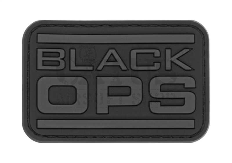 Velcro patch 3D Black OPS JTG Black 