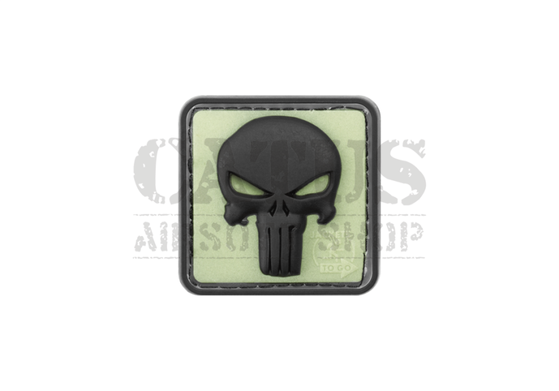 3D velcro patch Punisher Glow Back 