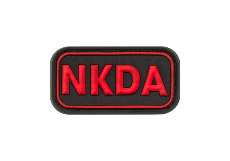 3D velcro patch NKDA Black Medic 