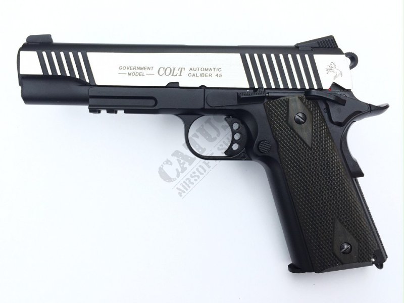 Cybergun airsoft pistol GBB COLT 1911 Rail CO2 Black 