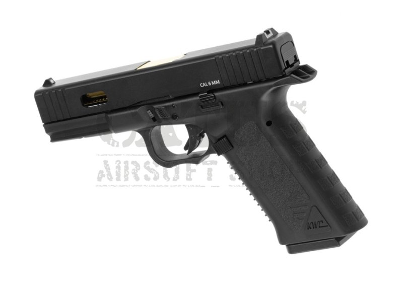 KWC airsoft pistol GBB KWC17 Silver Barrel Metal Version Co2 Black 