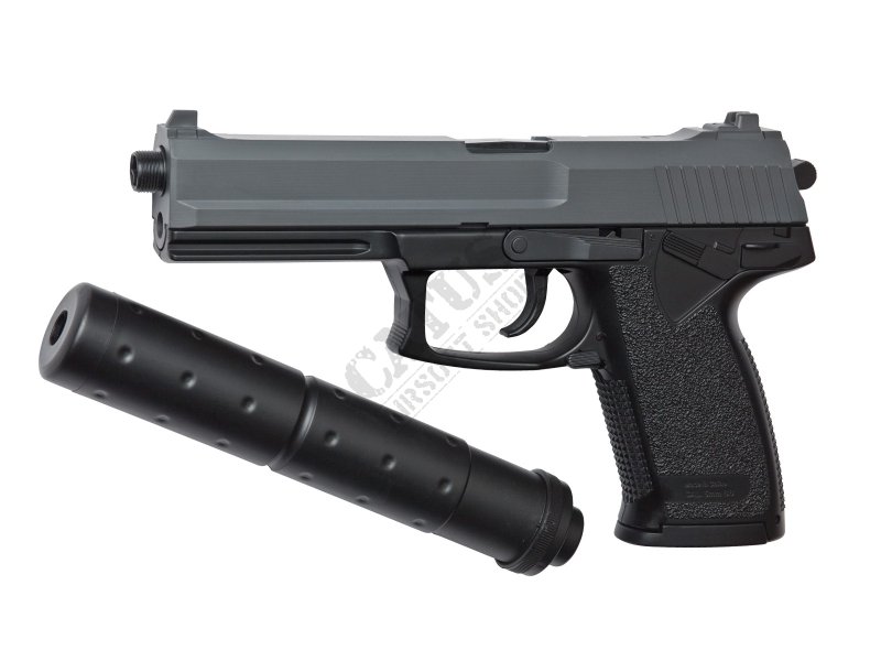 ASG airsoft pištoľ manuálna DL60 SOCOM Black 