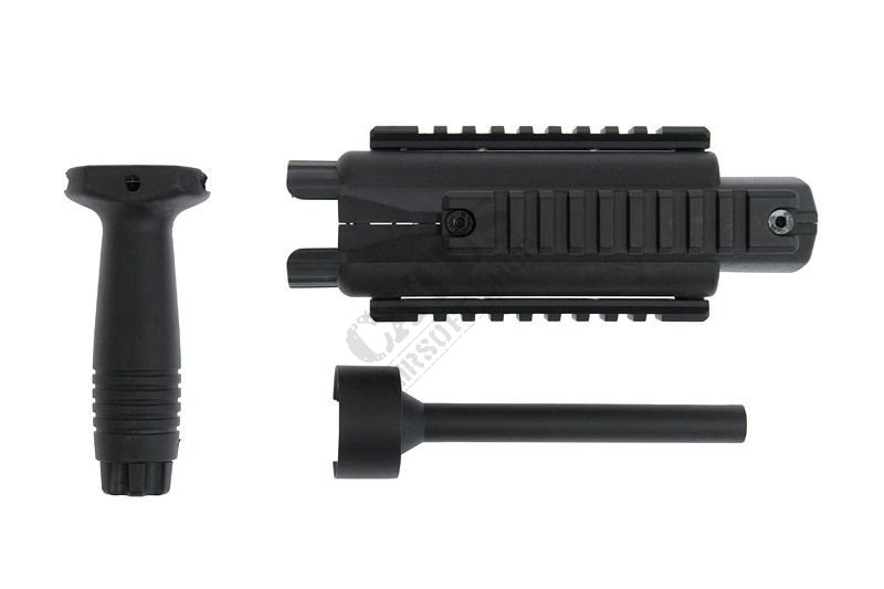 Airsoft R.I.S. handguard set for MP5 Black 