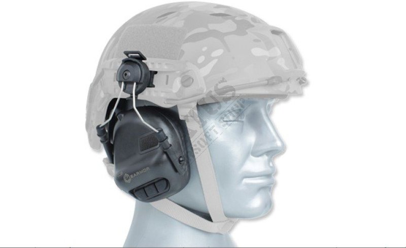 Headphones for airsoft helmet FAST M31H Earmor Black