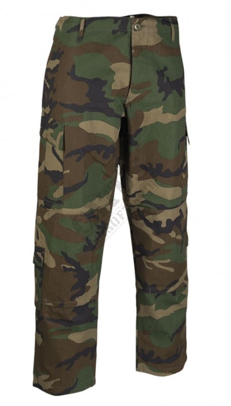 US ACU Rip-Stop Mil-Tec camouflage trousers Woodland L