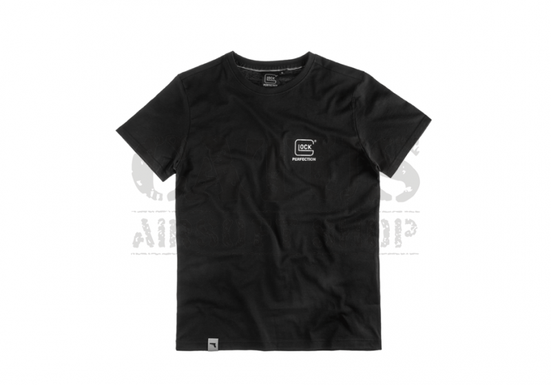 T-shirt printed with Glock Perfection Black L