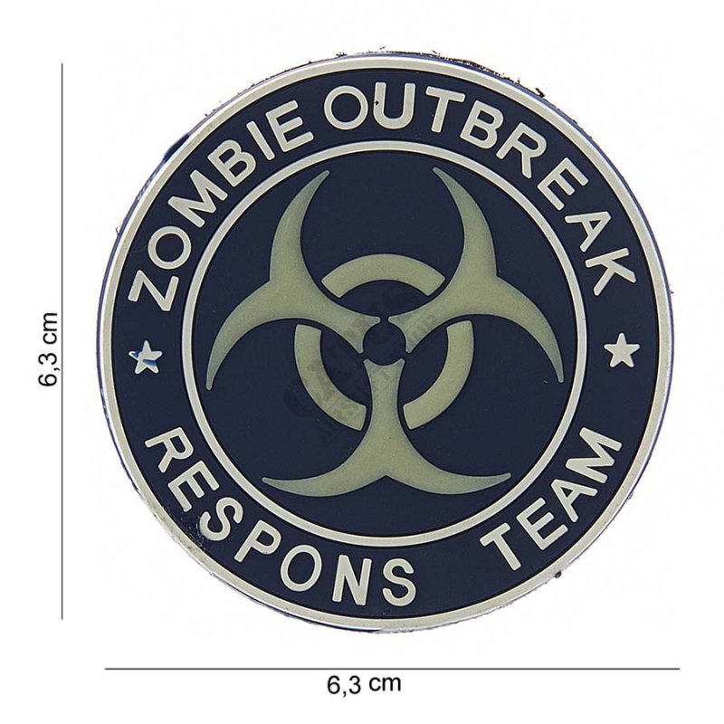 Patch 3D PVC Zombie outbreak response team  