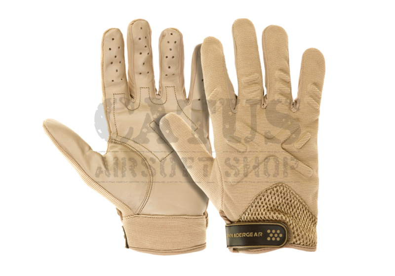 Tactical shooting gloves Invader Gear Tan S