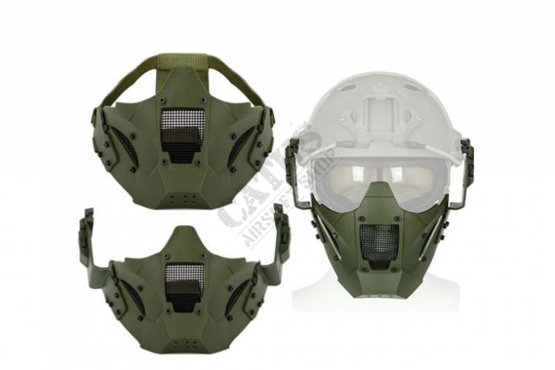 Iron Warrior Guerilla Tactical Mask Oliva 
