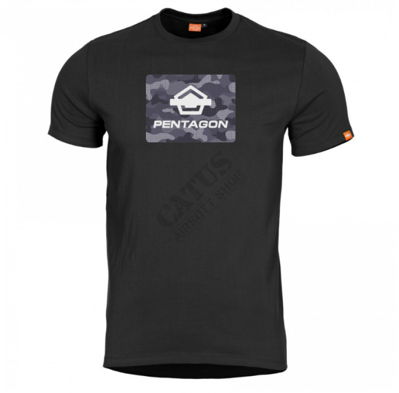 T-shirt Ageron Spot Camo Pentagon Black S