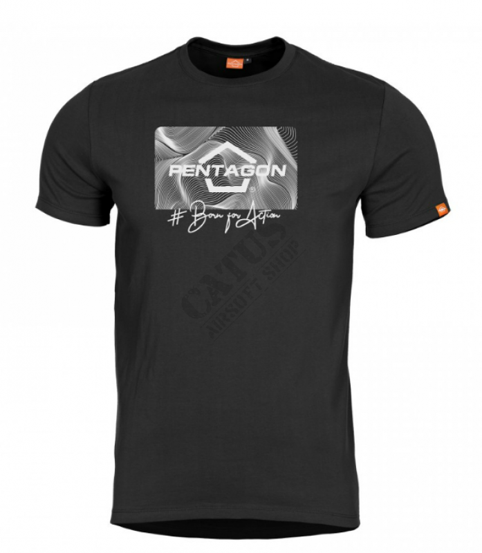 T-shirt Ageron Contour Pentagon Black L