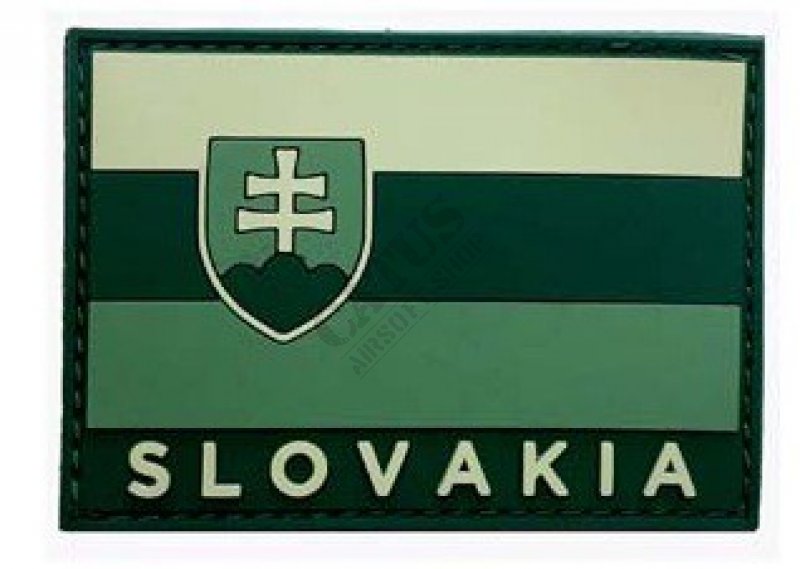 Velcro patch 3D flag Slovakia Oliva 