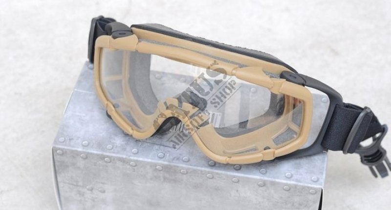 FMA SI-Ballistic-Goggle DE FOR Helmet Tan 