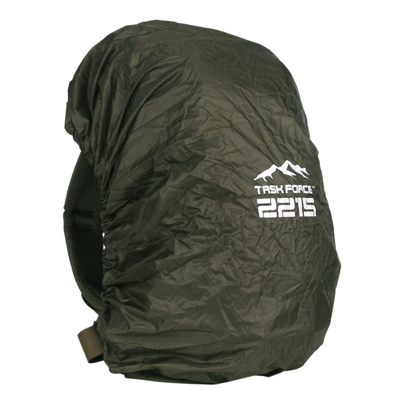 60L Task Force waterproof backpack rain cover Ranger Green 