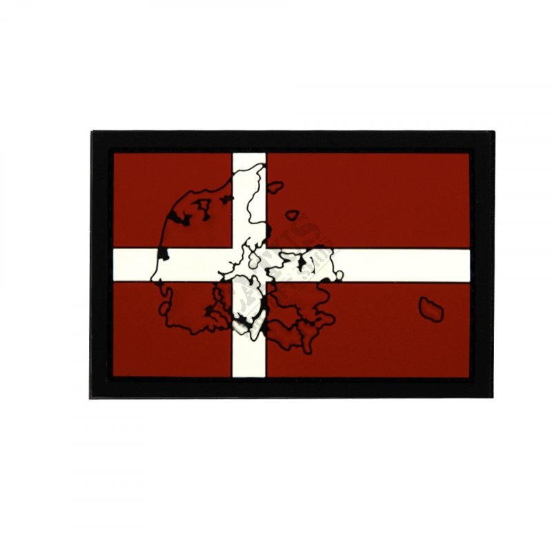 Naszywka na rzep 3D flaga Danii 101 INC  