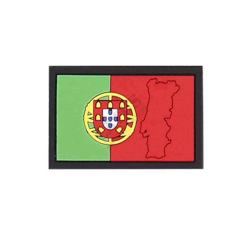 Nášivka na suchý zip 3D Portugalská vlajka 101 INC  