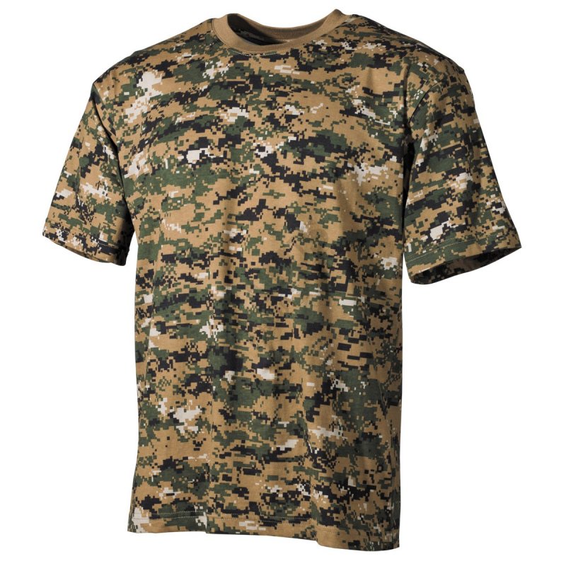 T-shirt US short sleeve MFH Digital Woodland S