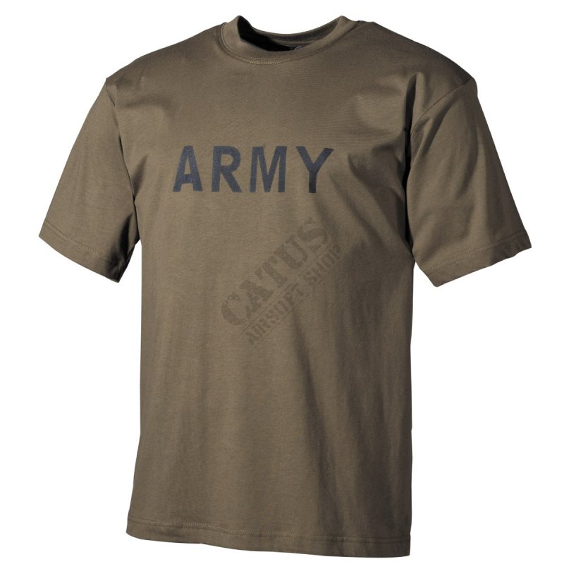 T-shirt Army short sleeve MFH Oliva S