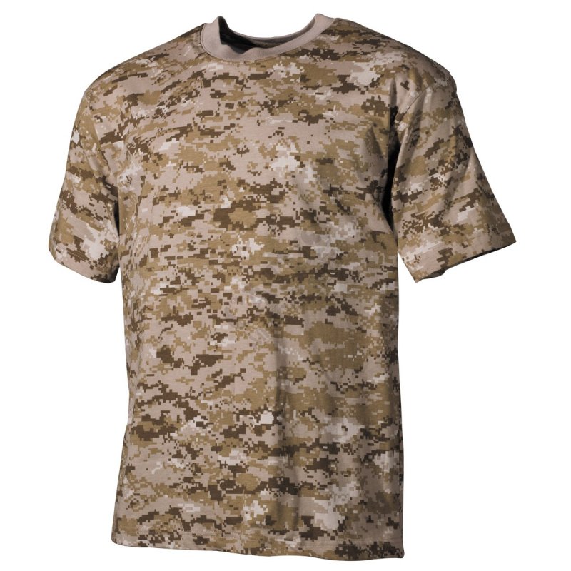 Koszulka US z krótkim rękawem MFH Digital Desert S