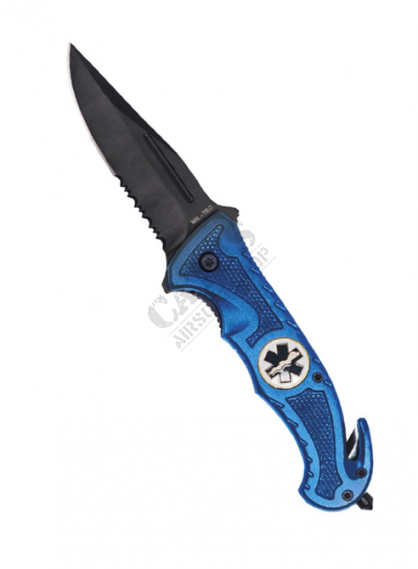Knife RESCUE Mil-Tec Blue