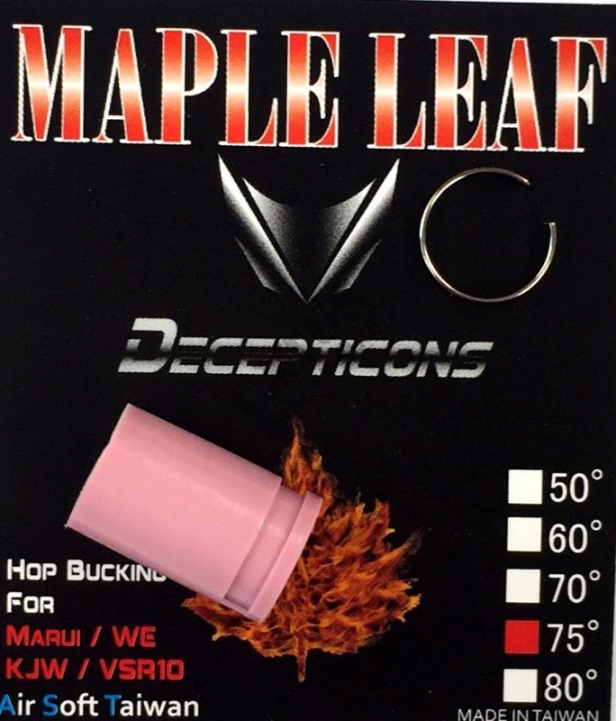 Airsoft Hop-up bucking Decepticons 75° Maple Leaf Pink 