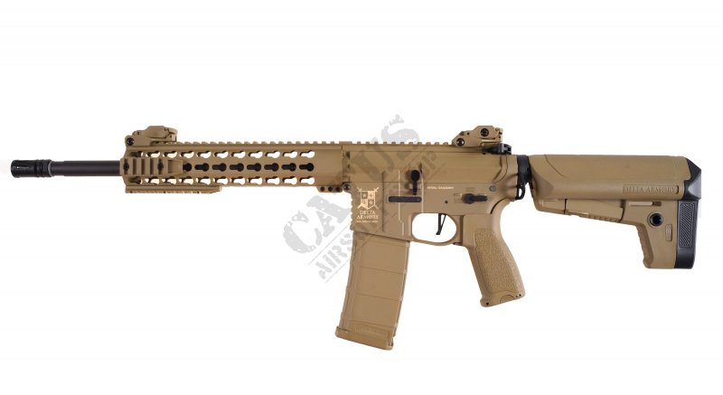 Delta Armory airsoft gun M4 AR15 KeyMod 10" Charlie Full Tan 