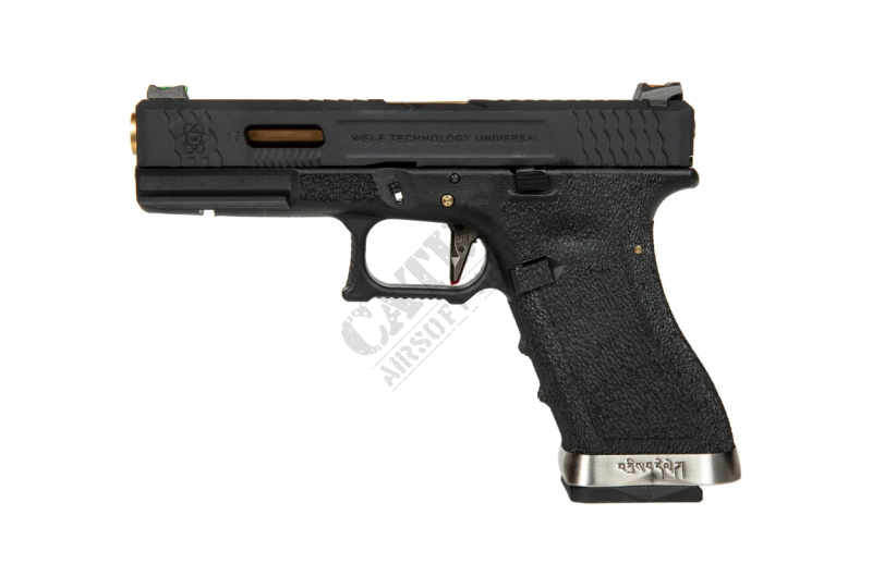 WE airsoft pistol GBB G Force G17 T1 Green Gas Black 