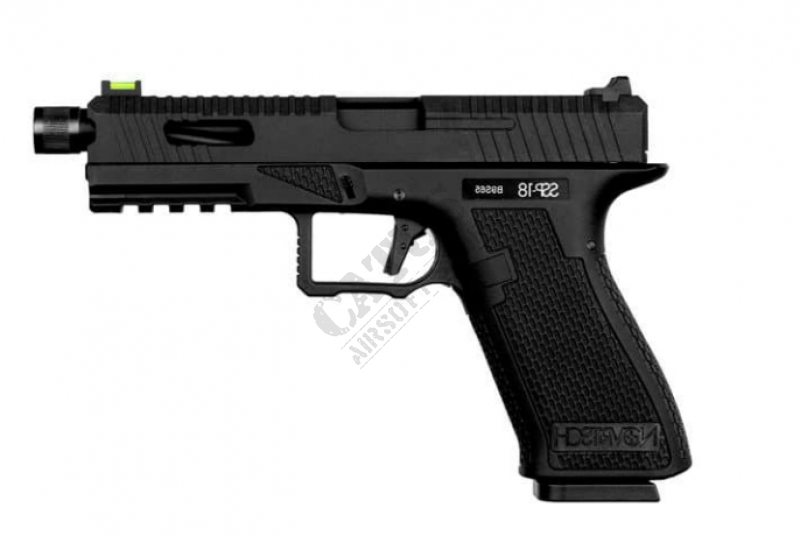 Novritsch airsoft pistol GBB SSP18 Green Gas Black 