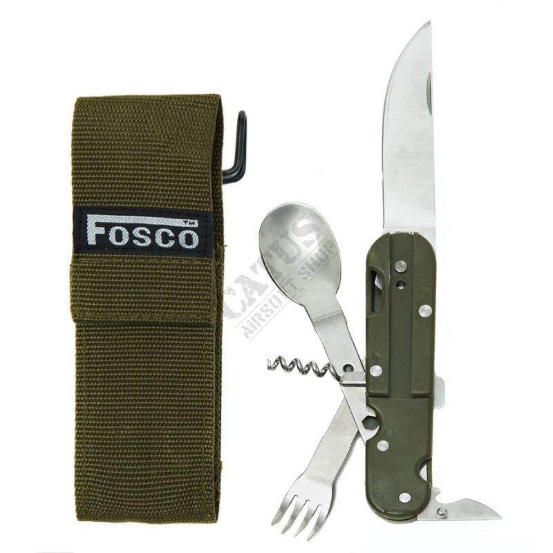 Cutlery folding set Fosco olive  