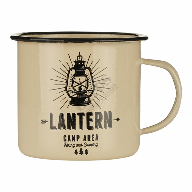 Enamel mug Outdoor Lantern 500ml Fosco  