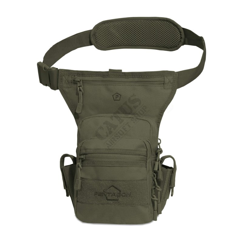 Thigh holster for pistol tactical MAX-S 2.0 Pentagon Oliva 