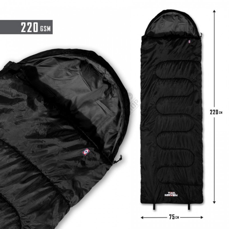 Sentinel 220gr Pentagon sleeping bag Black 