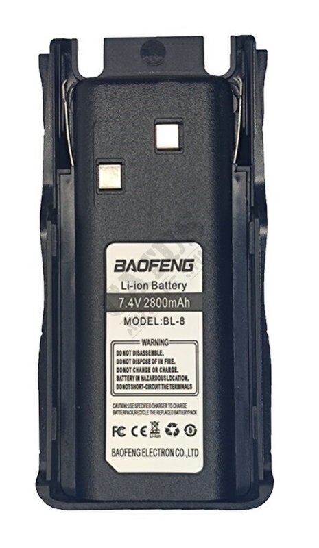 2800mAh battery for Baofeng GT-5 Black 
