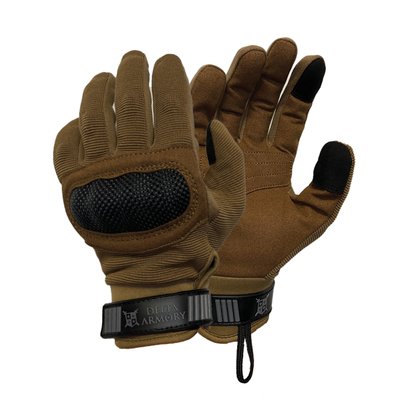 Defender II Delta Armory Tactical Gloves Tan S