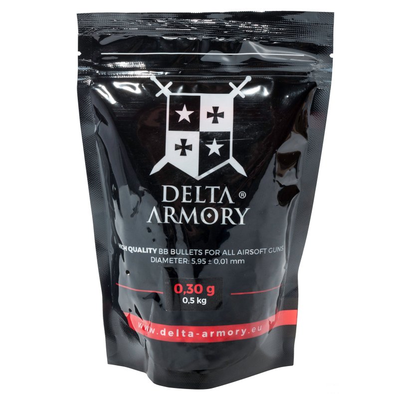 Airsoft BB Delta Armory 0,30g 0,5kg White 