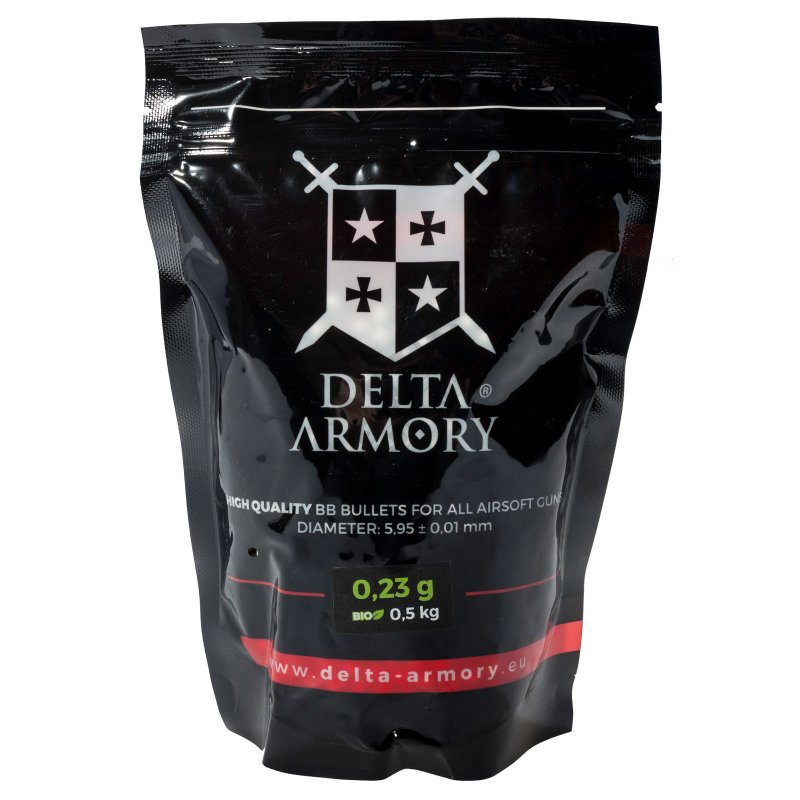 Airsoft BB Delta Armory 0,23g 0,5kg White 