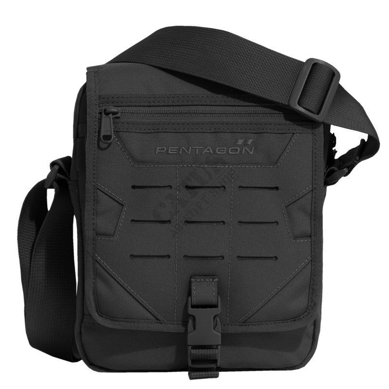 Pentagon Tactical Messenger Shoulder Bag Black 