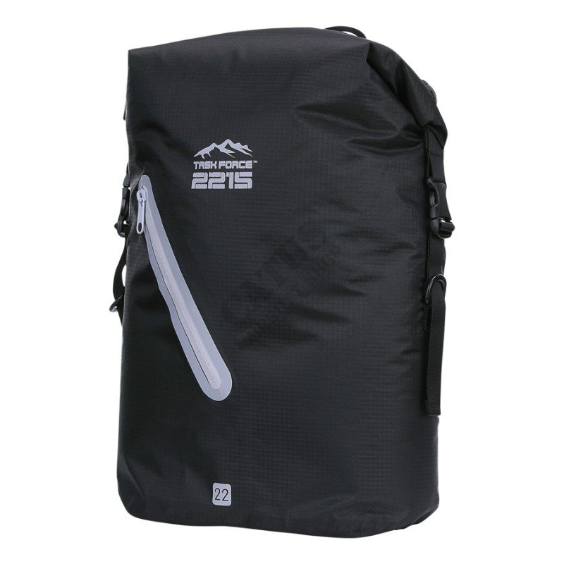 Beavertrail DryBag 22l TaskForce Waterproof Backpack Black-gray 