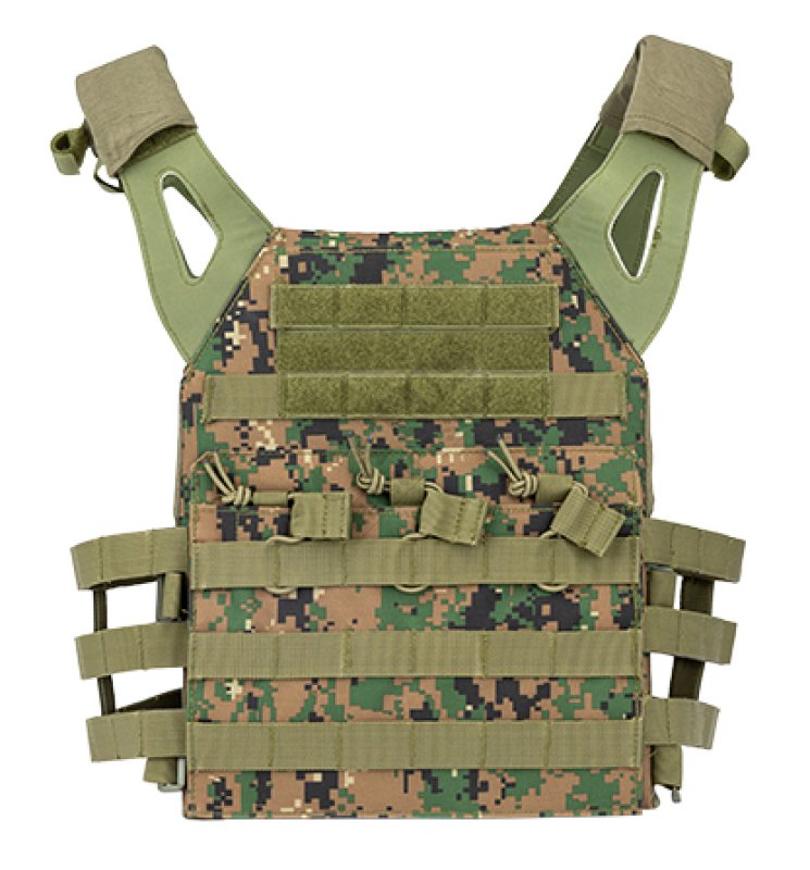 Tactical vest Jump Delta Armory Woodland digital 
