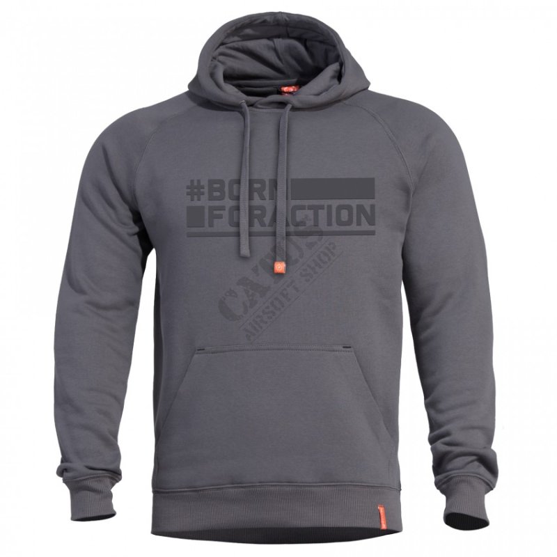 Phaeton "Born For Action" Pentagon hoodie Cinder Grey XL