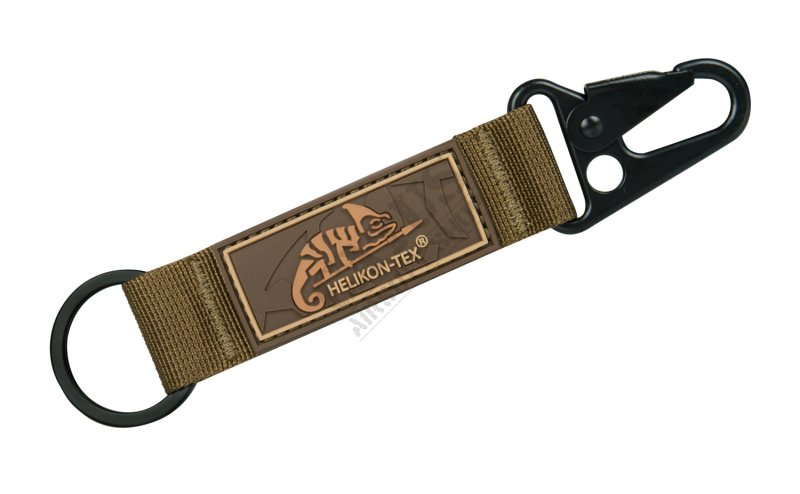 Keychain with carabiner and Helikon logo Coyote 