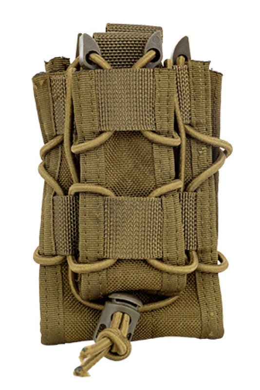 MOLLE holster for M4 magazine and Delta Armory pistol magazine Tan 