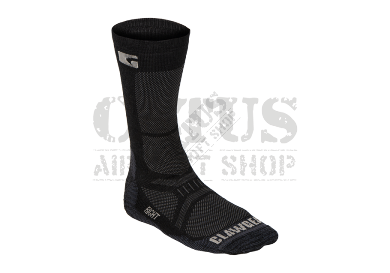 Merino socks CREW Claw Gear Black 45-47