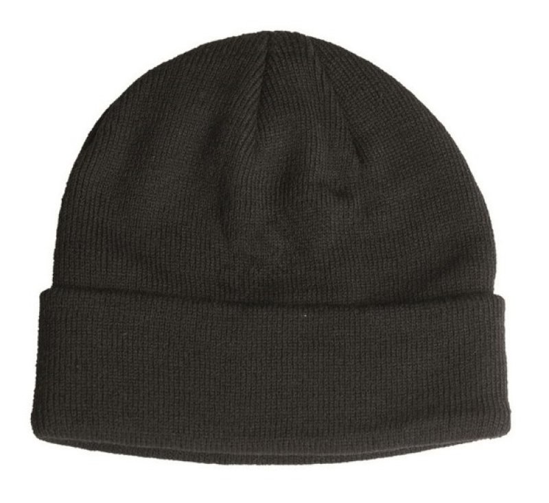 Finely knitted watch cap Mil-Tec Black 