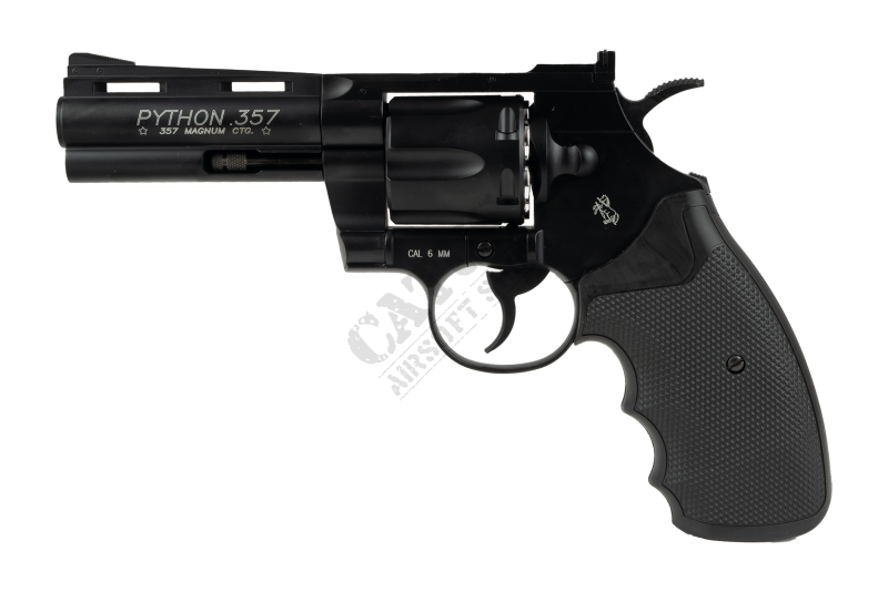 CyberGun airsoft pistol NBB Colt PYTHON .357 4" Revolver CO2 Black 
